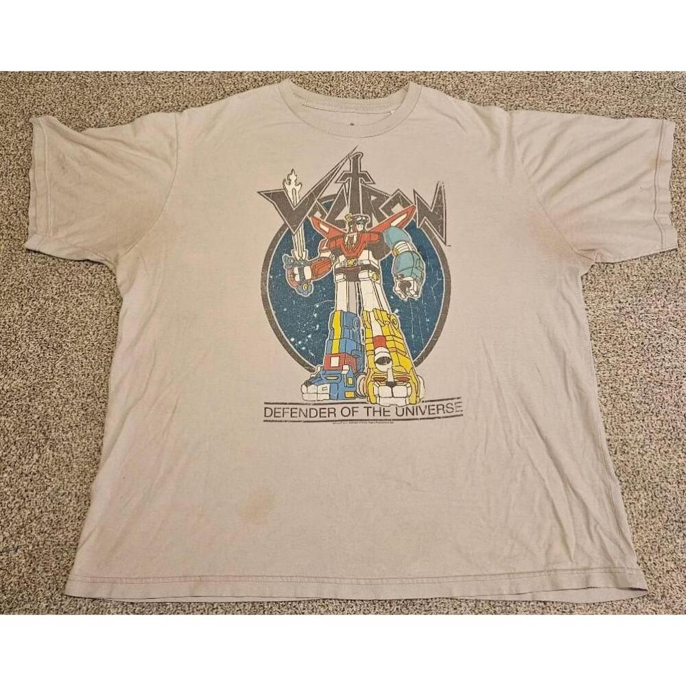 Unisex Voltron T-Shirt Grey 3XL
